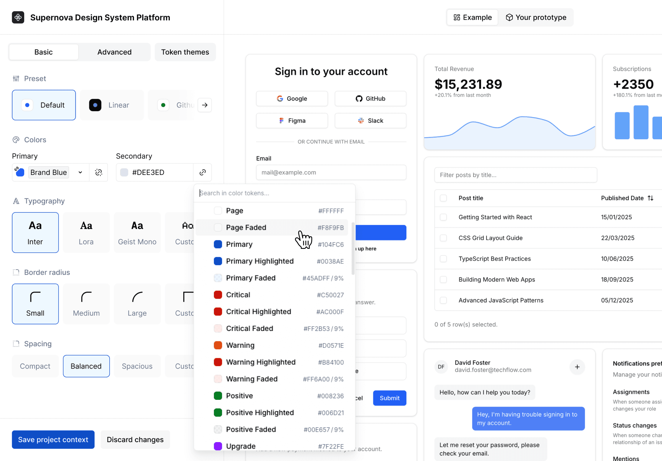 Your design language, applied everywhere