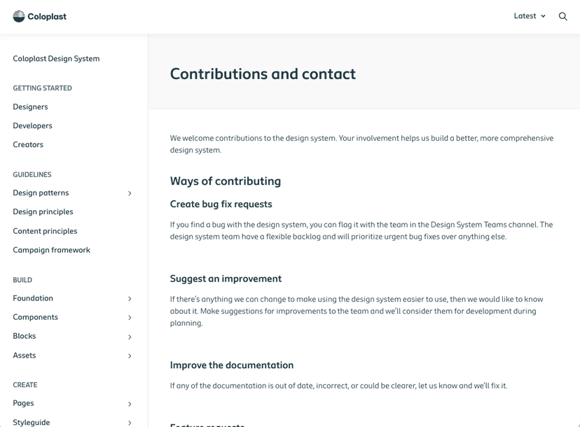 Coloplast documentation preview