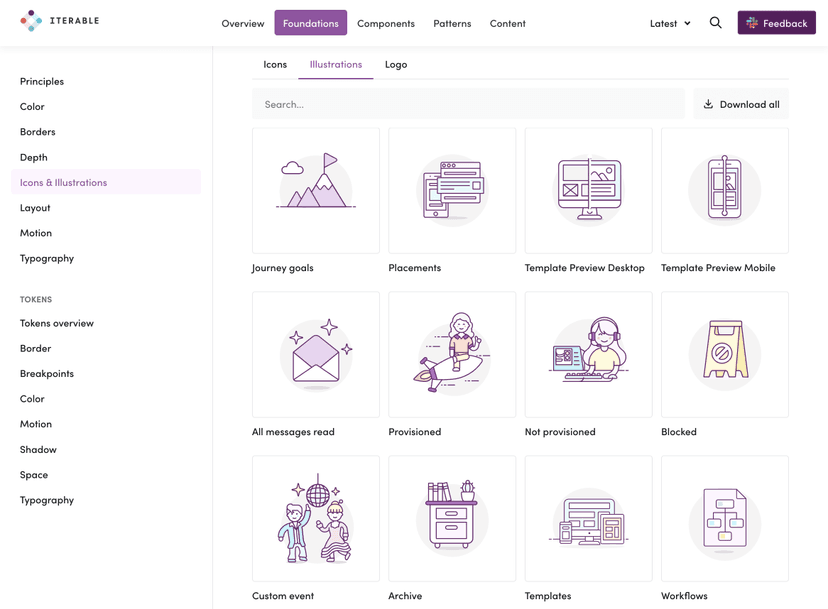 Aurora Design System documentation preview