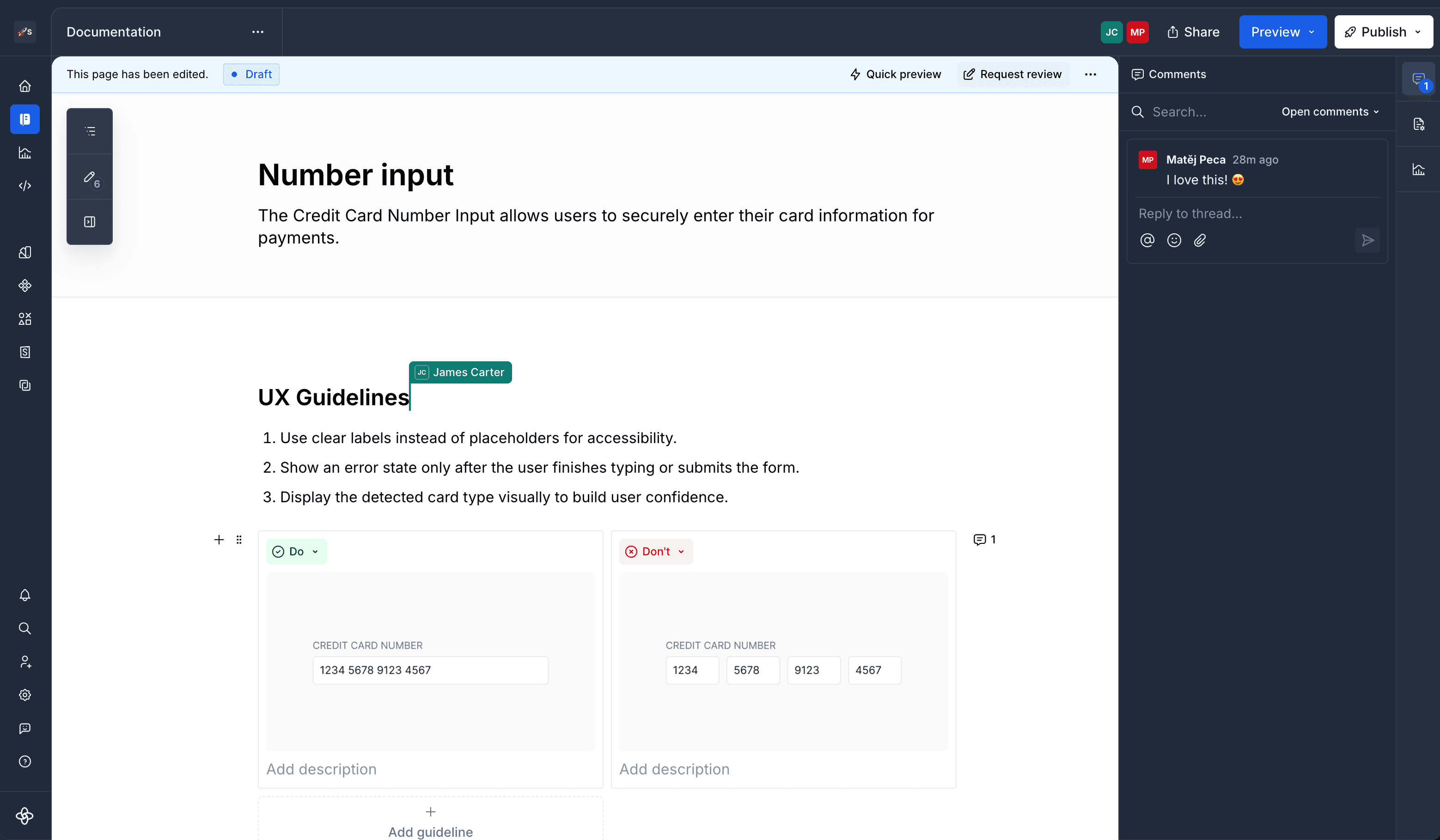 Collaborative documentation